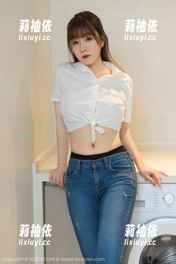 YouMi尤蜜荟 - 易阳Silvia新作到！红裙套图，你准备好接受这波冲击了吗？